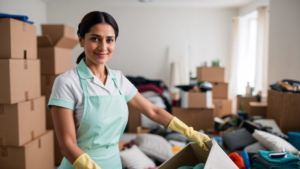 Maid doing Hoarding Cleanup Services Mantua, Utah