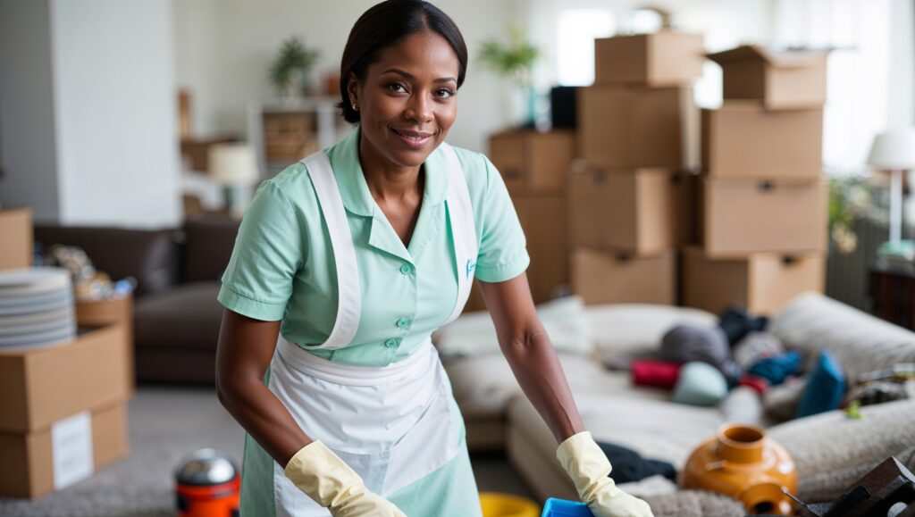 Maid doing Hoarding Cleanup Services Ogden, Utah