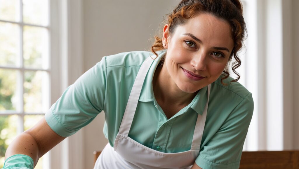 Maid doing House Cleaning Services Farmington, Utah