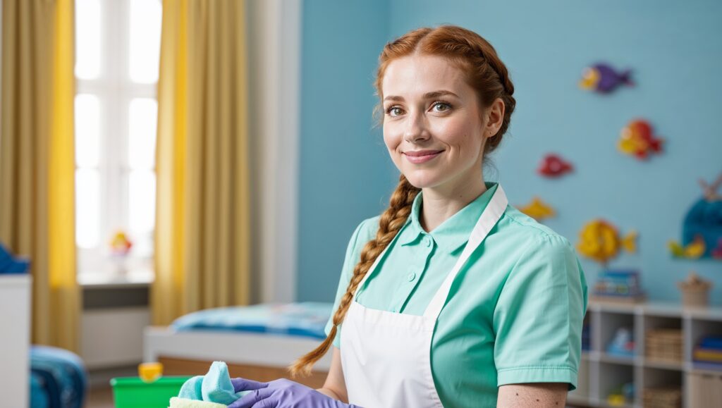 Maid doing House Cleaning Services Hooper, Utah