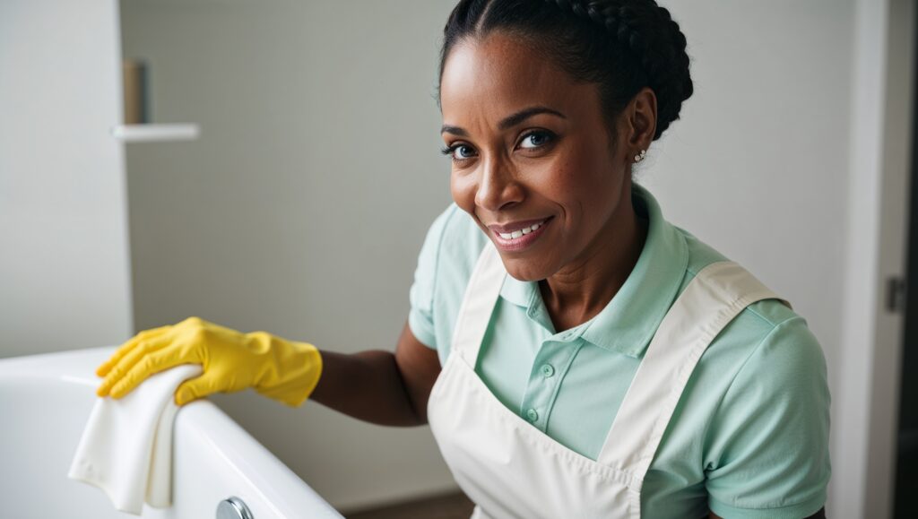 Maid doing House Cleaning Services Layton, Utah