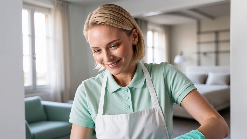 Maid doing House Cleaning Services Plain City, Utah